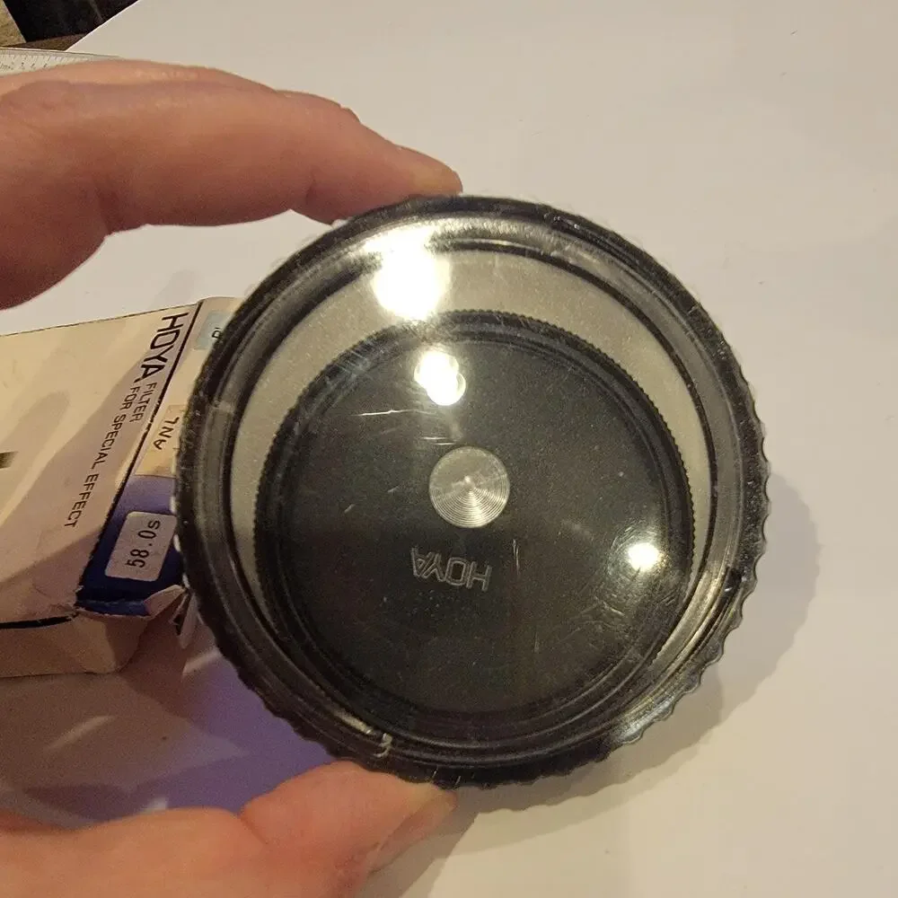 Hoya 58.0s PL Filter For Special Effect 58mm Camera Lens White Non-Reflex